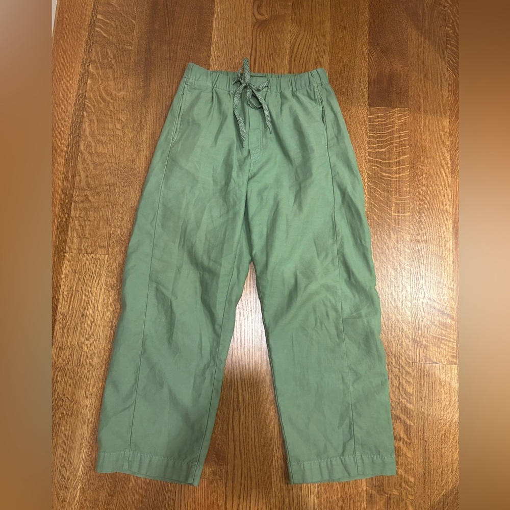 Mother The Drawn half pipe cotton pants green 27 new - Picture 3 of 4